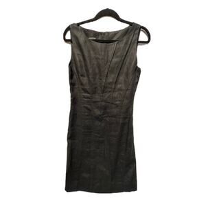Hilton Time Womens Size M Dress Shifts Black Linen